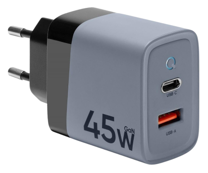 Ładowarka do smartfonów Tactical Microgrid GaN 45W Grey